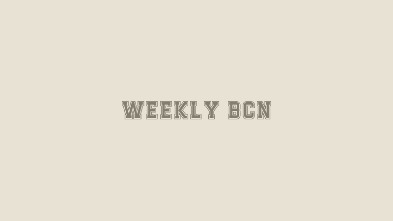 Weekly BCN